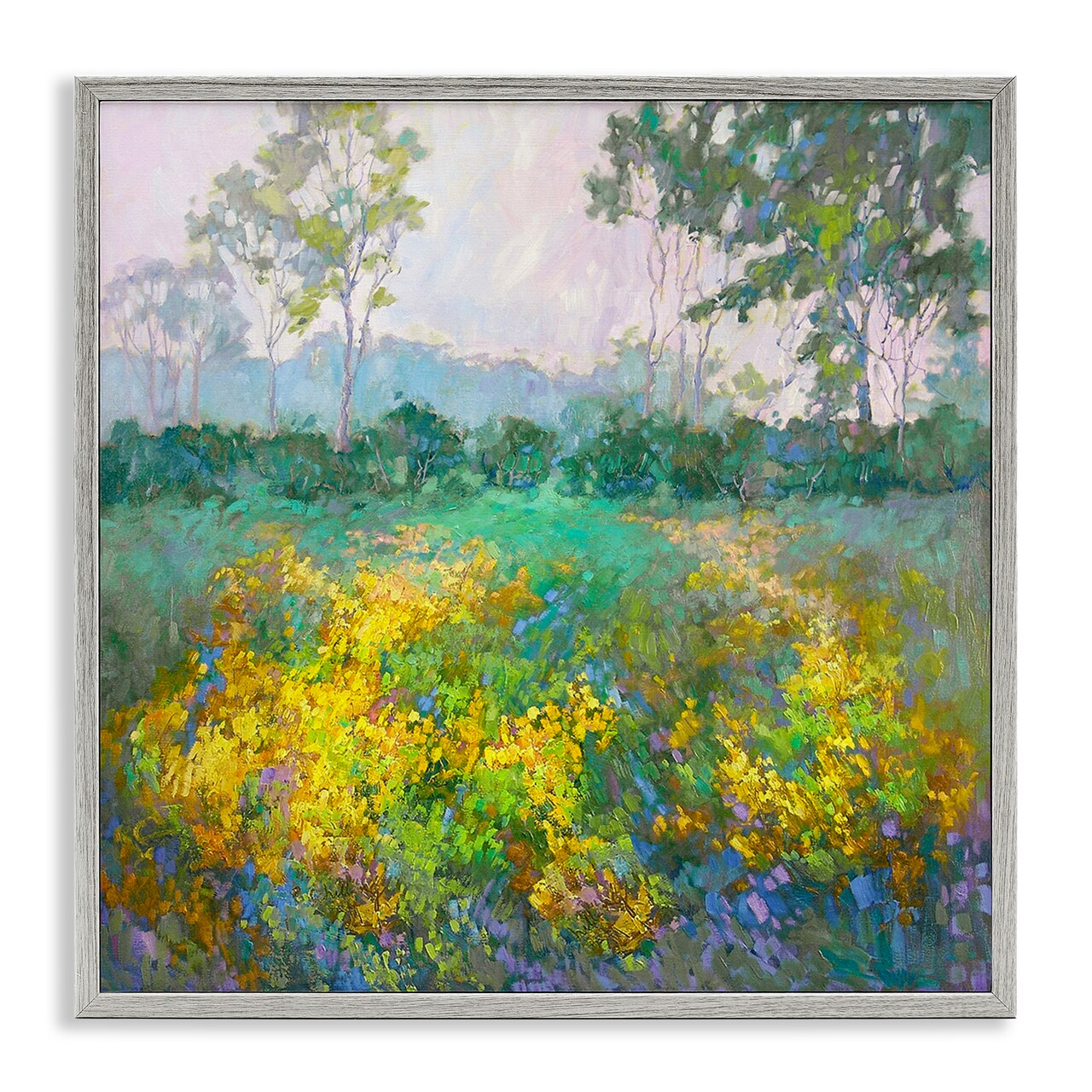 Stupell Industries Complex Meadow Terrain Framed Giclee Wall Art Design by Barbara Schilling